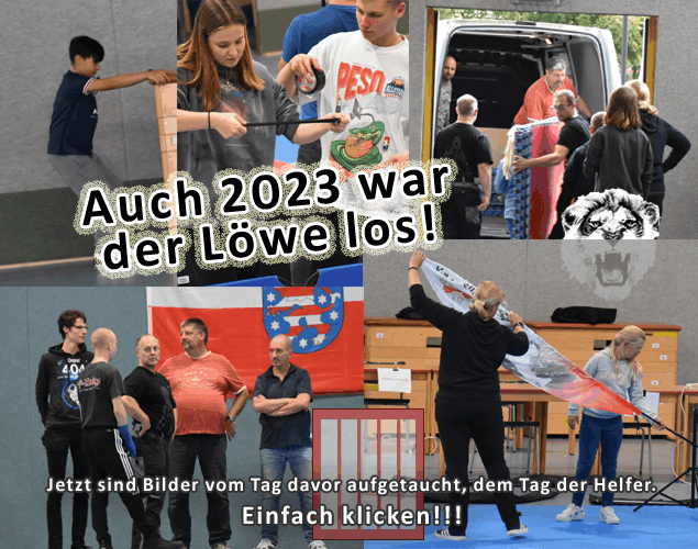 Der L�we war auch 2024 los - die Helfer